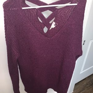 Purple sweater